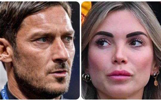 Primo litigio pubblico tra Francesco Totti e Noemi Bocchi