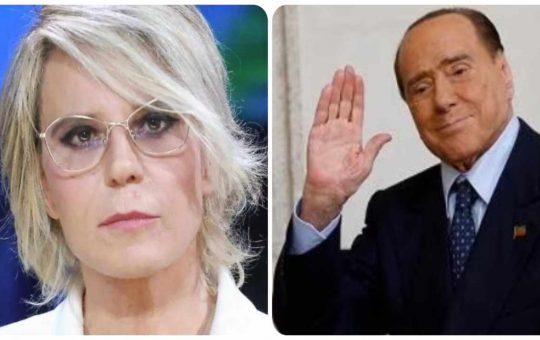 L'outfit di Maria D eFilippi per il funerale di Berlusconi