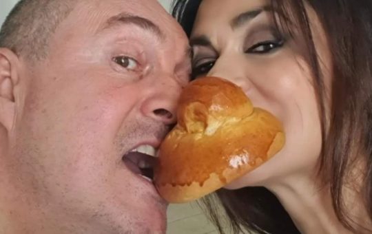 Maria Grazia Cucinotta e suo marito