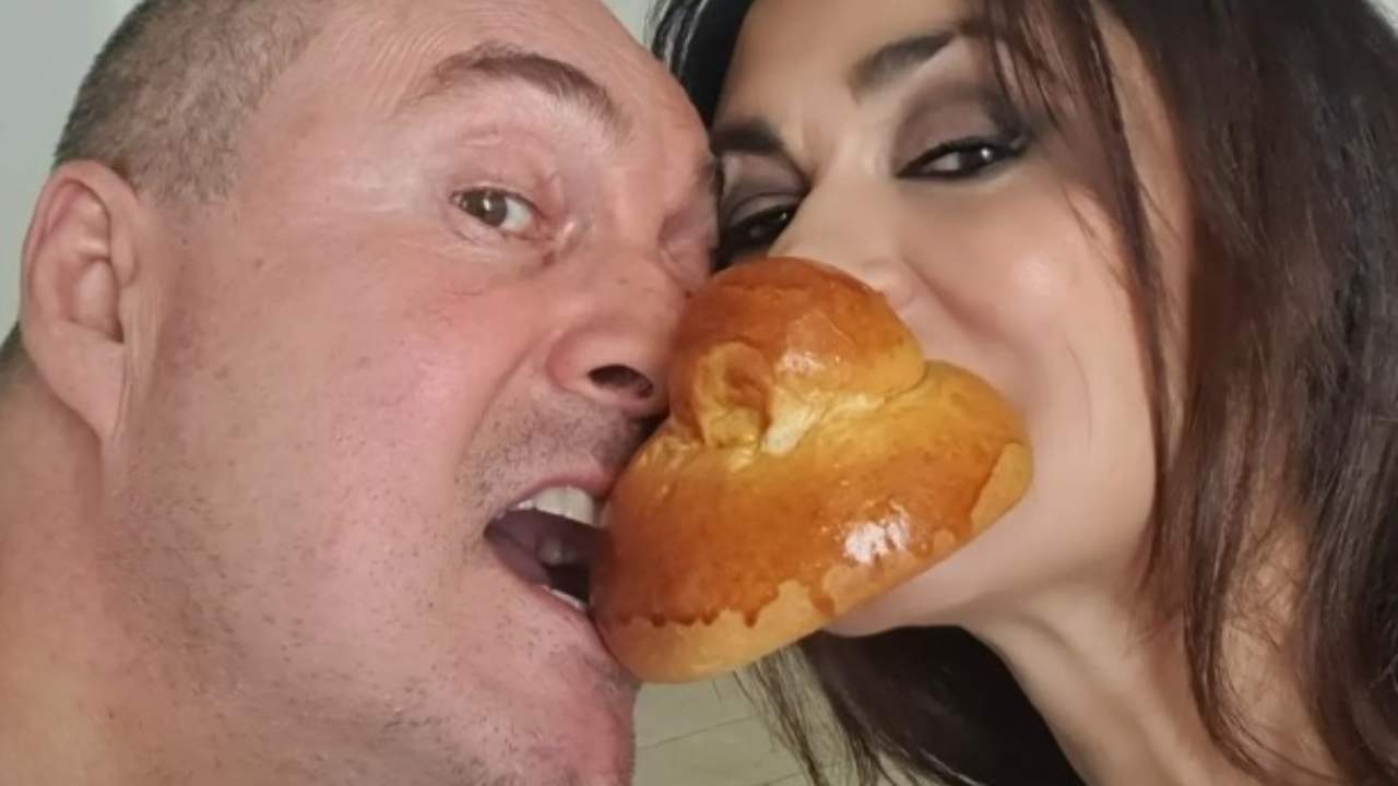 Maria Grazia Cucinotta e suo marito